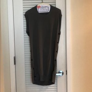 ALLSAINTS ALNA SILK DRESS